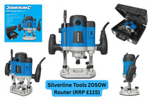 Silverline 2050W Router 124799 RRP £115 FREEPOST Limited Quantity