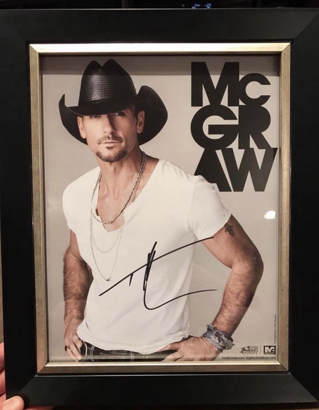 Tim McGraw - Hand Signed Autograph - Signature - 8x10 Photo - ACC Championship