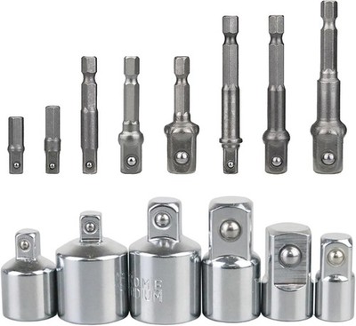 Chrom-Vanadium-Stahl Steckschlüssel-Adapter für 1/4'' bis 1/2''