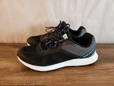 Merrell MTL Skyfire Shoes Womens 10 Black Gray Teal Hiking Running Athletic