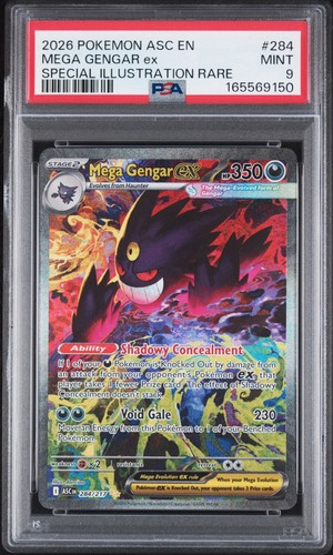 Mega Gengar ex graded PSA 9 for sale on eBay