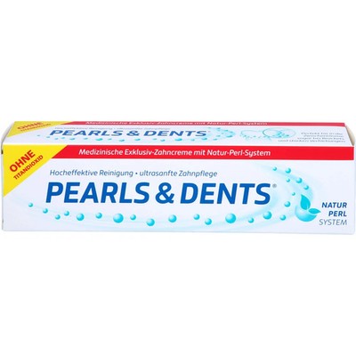PEARLS & DENTS Exklusiv-Zahncreme ohne Titandioxid 100 ml PZN17520488