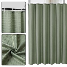 Ensemble de rideaux de douche en polyester ??l??gant avec entretien facile et cr