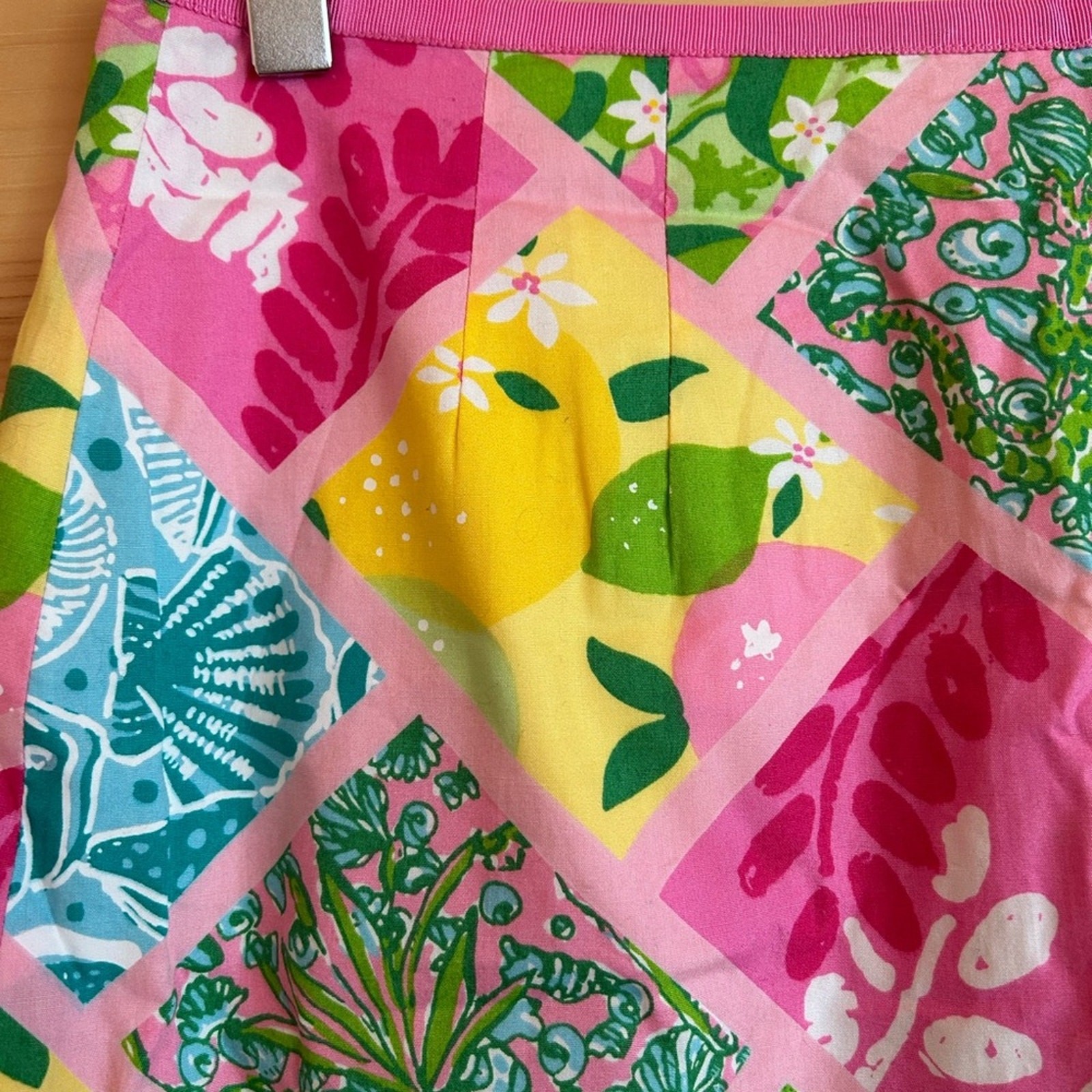 Lilly Pulitzer Patchwork Pattern Skirt - image 3