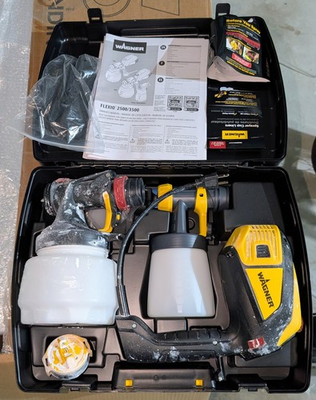 #ad One Use Wagner Flexio 3500 Paint Sprayer Gun with Case and Parts $59.00
