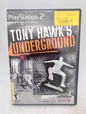 Tony Hawk's Underground (Sony PlayStation 2, PS2, 2003) CIB with Manual Tested