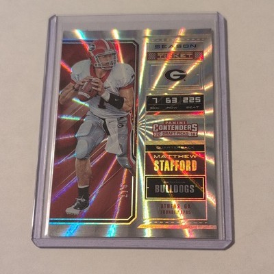 Panini 2018 Contenders Draft Picks Season Ticket Matthew Stafford #70 2/5 UGA