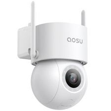 3K Wi-Fi Outdoor Security Camera, 360  PTZ, Auto-Tracking, 400-Lumen Spotlight