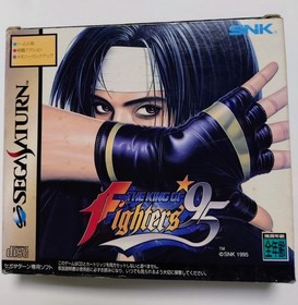 The King of Fighters '95 Sega Saturn ROM Cart Set CIB SNK Japan T-3101G