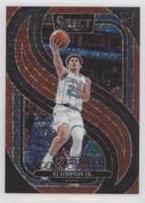 2024 Panini Select Premier Level Red Disco Prizm 48/49 KJ Simpson Jr #193 14dq