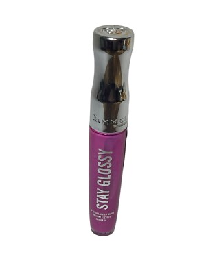 Rimmel Stay Glossy Lip Gloss Purple Parlour 0.18 oz New Sealed