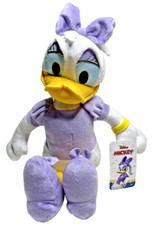 NEW Disney Jr Daisy Duck 16" Medium Plush Stuffed Animal Mickey Mouse Clubhouse