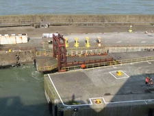 Photo 12x8 Old link-span at Rosslare Harbour  c2019