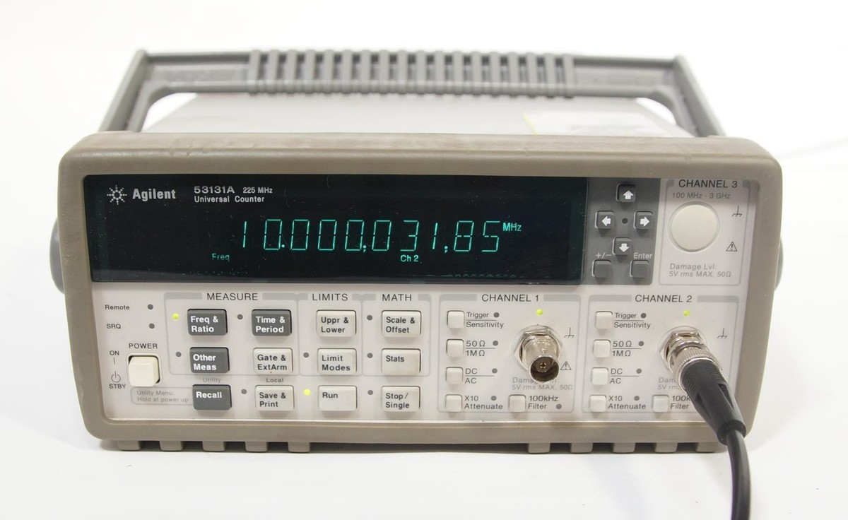 HP Agilent 53131A 225 MHz Universal Frequency Counter | eBay