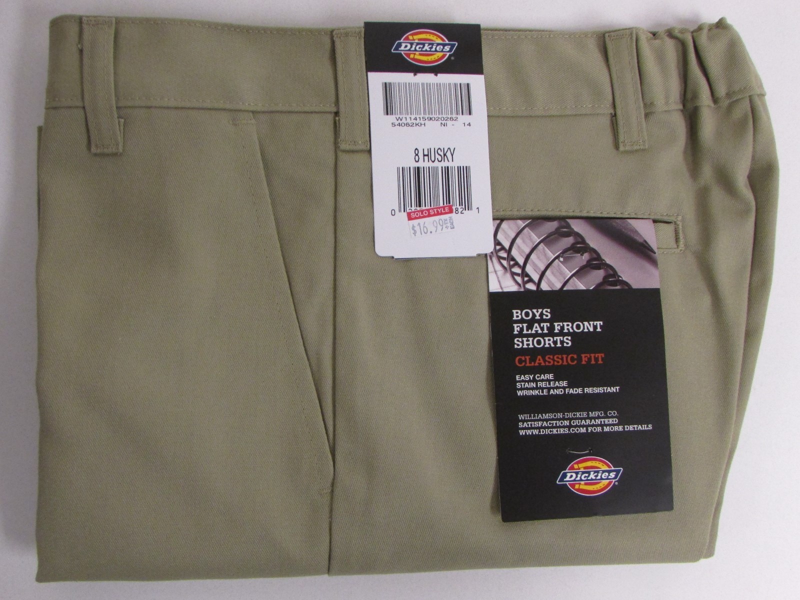 Dickies Boys' Husky Classic Fit 8-20 