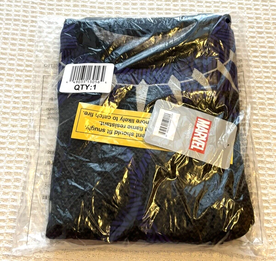 Chicos Talla 4 Nuevo Con Etiquetas Disney Marvel Pantera Negra T'Challa PJ Set, Manga Larga, Pantalones Foto 2 de 3