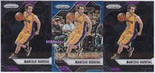 (3) 2016-17 PANINI PRIZM BLUE REFRACTOR #139: MARCELO HUERTAS #/99 PARALLEL LOT