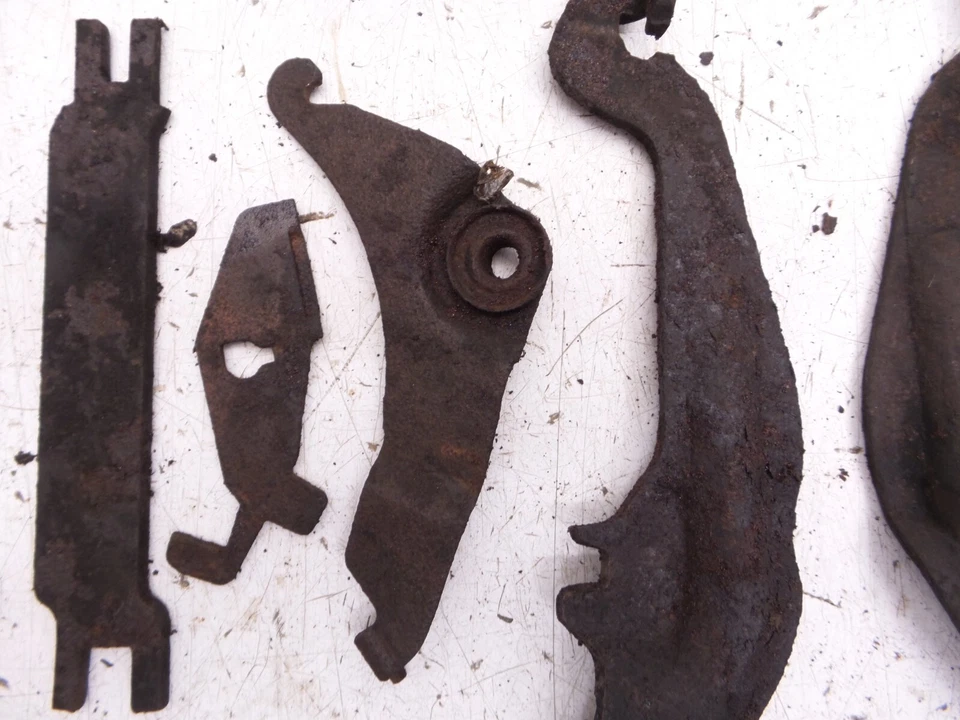 70-81 Camaro Firebird Rear Brake Drum Hardware Spring Bracket Bolts Original GM - Image 3 of 4