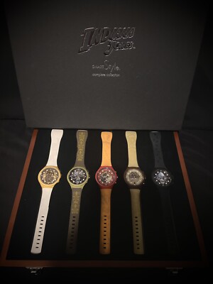 Indiana Jones  LIMITED EDITION Wrist Watch EXCLUSIVE SERIES Complete Collection