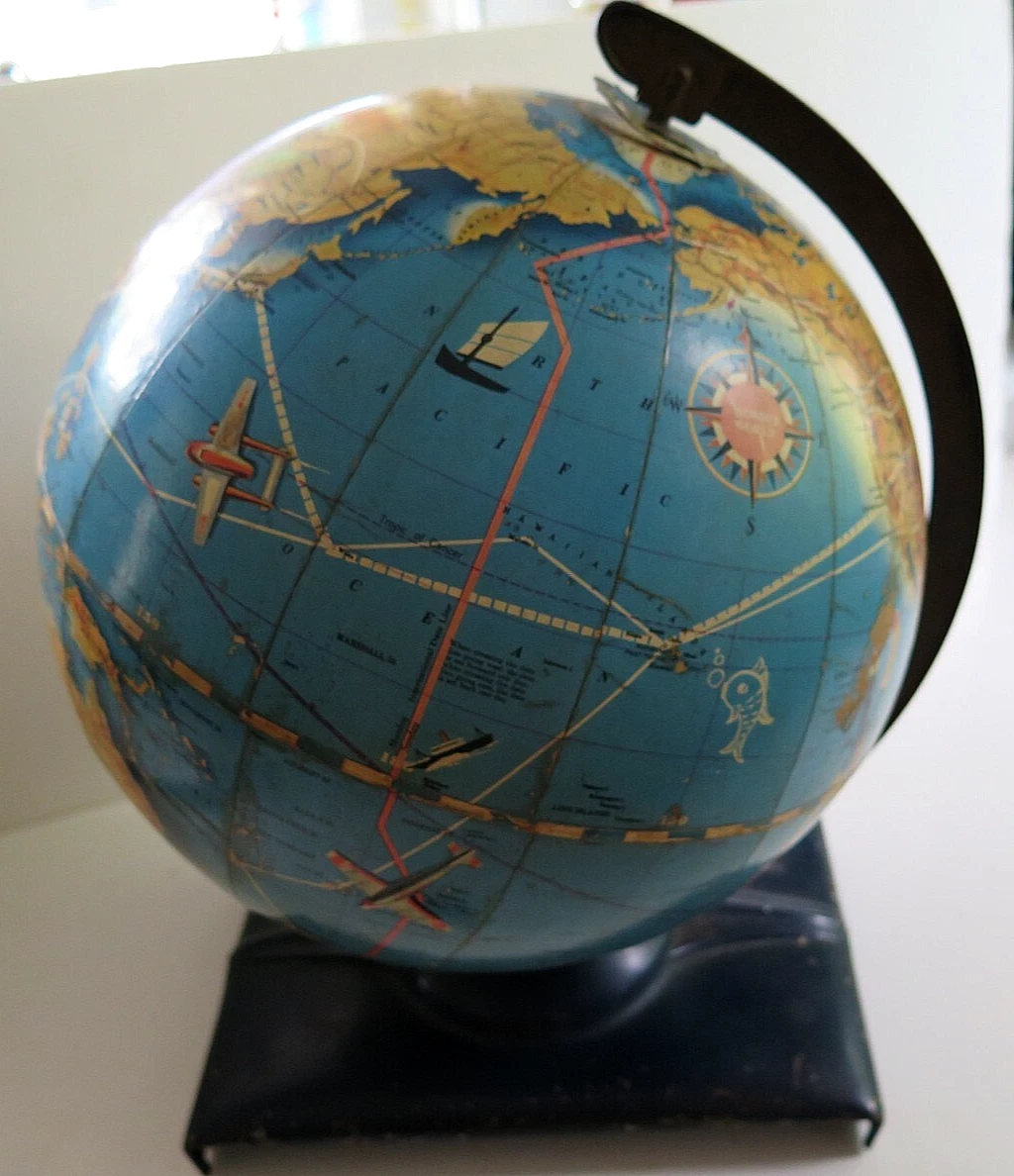 Antique Original 1940-1949 Date Range Antique World Globes