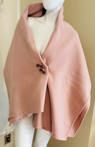 Moda International Wool Blend Pink Layered Scarf Size L