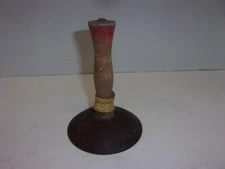 Vintage Hog Pig Hide, Hair Scrapper Primitive Farm Tool Great Display Item 6" T