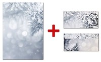 Briefpapier + UmschläGe (Winter-5180, Din A4, 100 Blatt) Weihnachten Schnee