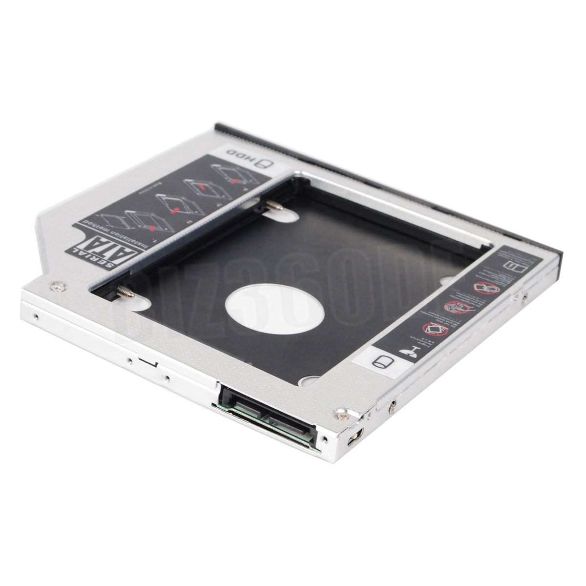 Dell 5,25 " Telaio Disco Rigido Portabastoni Per 2x 2,5 " SSD/HDD Ventola EB - Foto 2