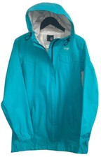 Orage Women's Mid Length Rain Coat Turquoise Prime 05 Technology Medium Nwot