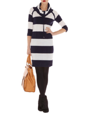 cowl neck jumper dress