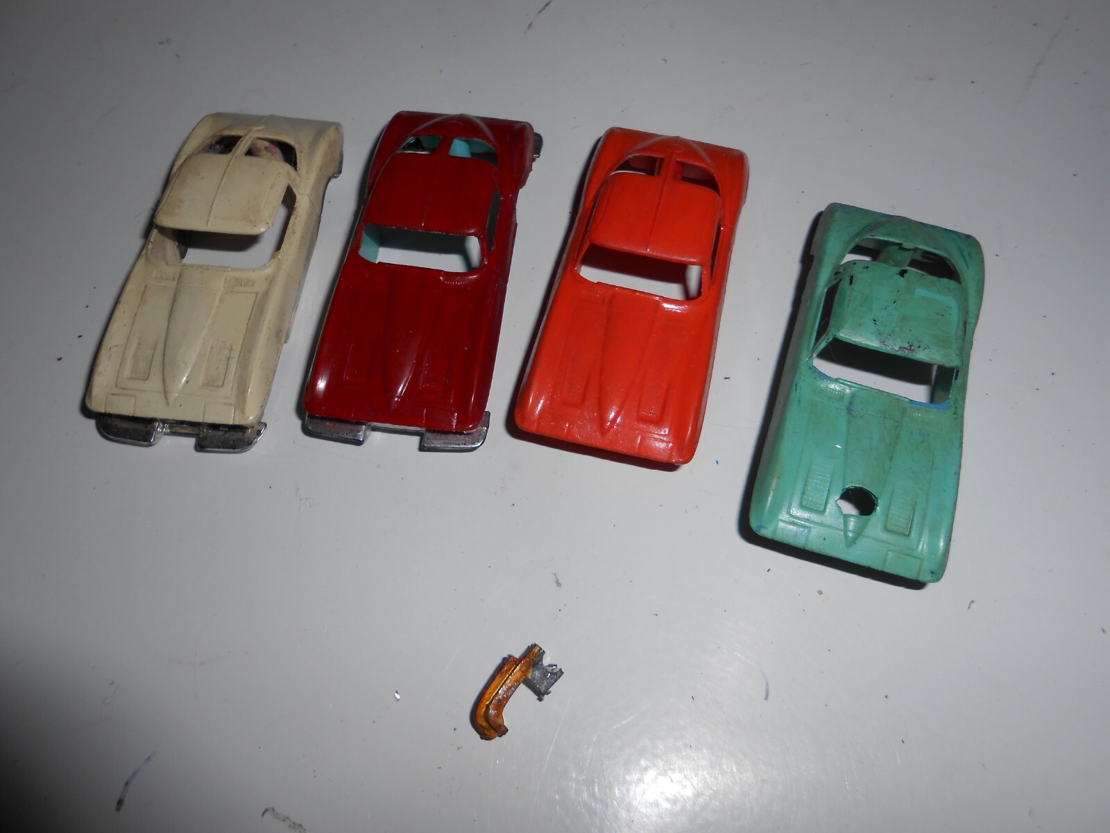 Aurora ThunderJet 500 ‘63 Chevrolet Corvette Slot Car Bodies junk yard