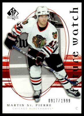 2005-06 SP Authentic FUTURE WATCH Martin St. Pierre Rookie 0917/1999 Chicago