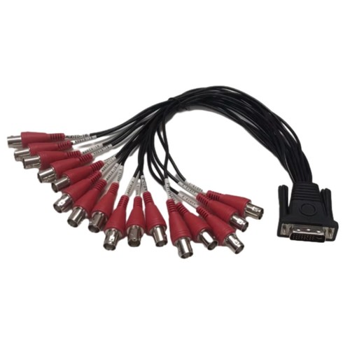 DVI Male to 16 BNC Female Cable AUDIO DVI 24+5 Pin Male to 16 BNC Female Adapter - 第 5/5 張圖片