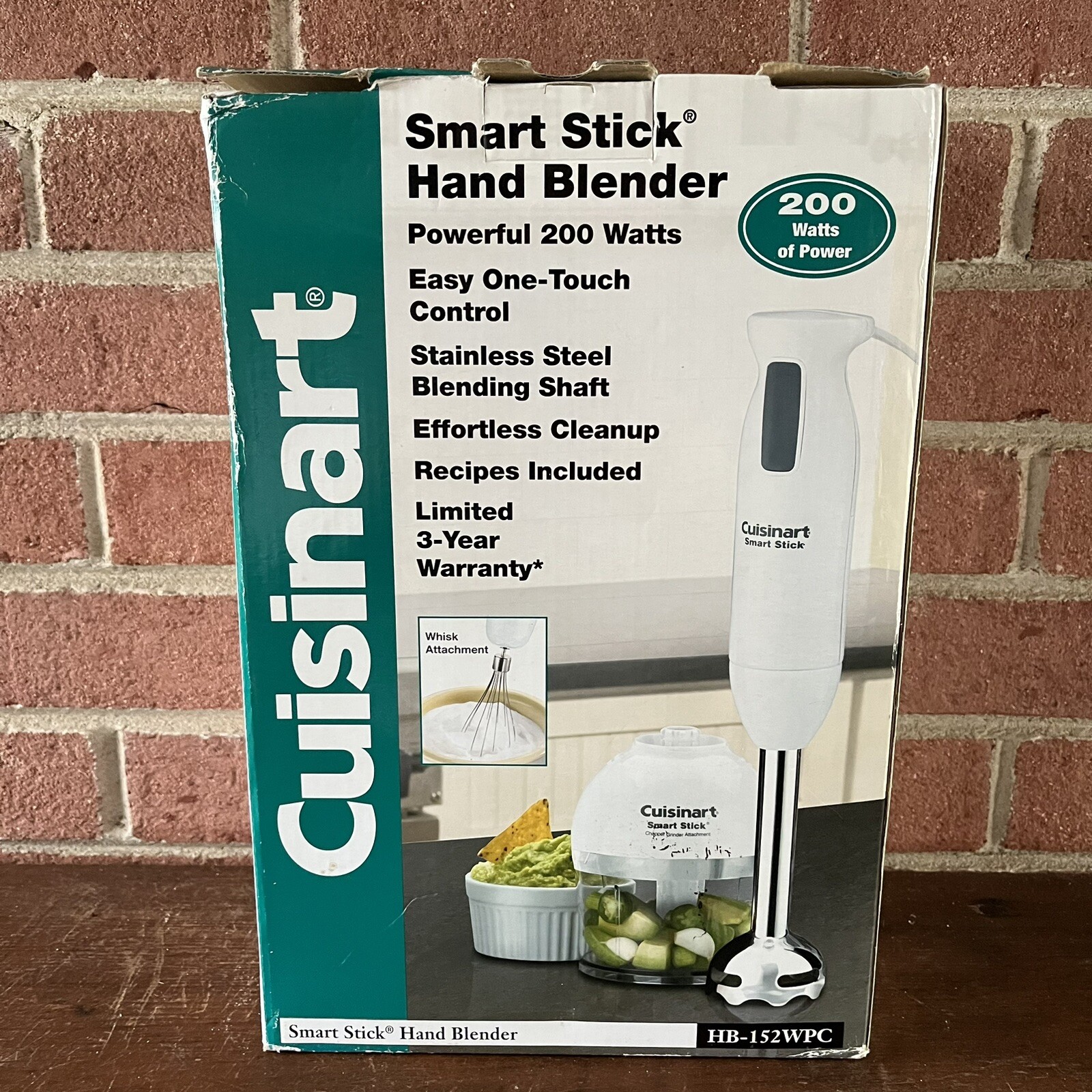Cuisinart HB152WPC Smart Stick 2 Speed Hand Blender Orig Box