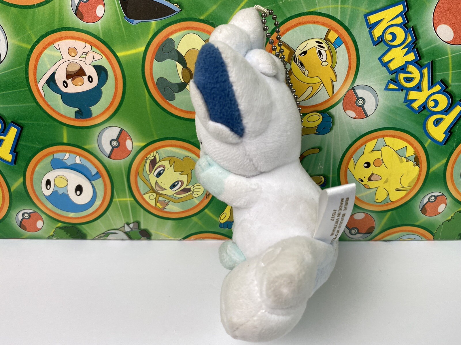 Pokemon Center Japan Alolan VULPIX Plush Keychain 2018 Pokedoll stuffed ...
