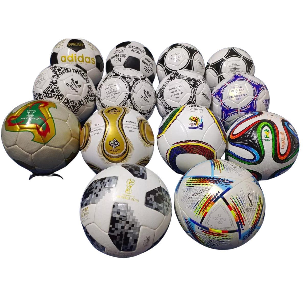 Adidas FIFA World Cup Soccer Ball Match Ball Size 5 (1970-2024