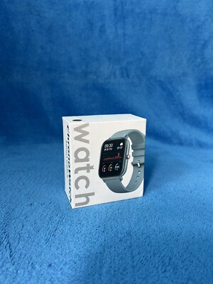 Chrono Smart watch BP Tracker IOS Android Bluetooth Black