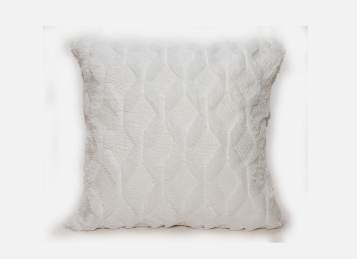 Декоративная подушка Jill Zarin Geo Diamond 18 x 18 см белая 5190₽