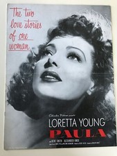 Paula Pressbook 1952 Loretta Young, Kent Smith, Alexander Knox