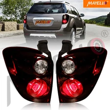 For Red Smoked 2010-2015 Chevy Equinox Tail Lights Brake Lamps Pair Replacement
