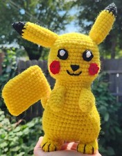 Pikachu Pok mon Amigurumi Crochet Plush Handmade
