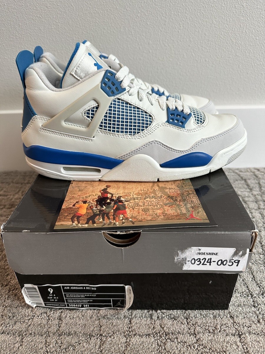 Size 9 - Air Jordan 4 Retro 2006 Military Blue 884802620778| eBay