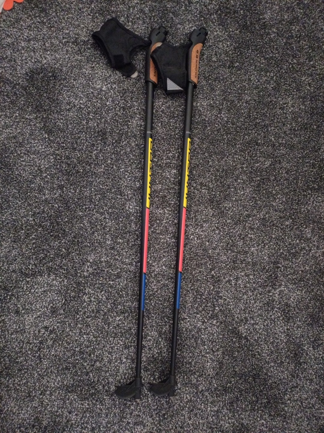 Salomon Pali in carbonio diamantati per sci di fondo (75 cm)