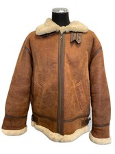 SCHOTT  SHEARLING GIUBBOTTO UOMO MEN COAT JHF372