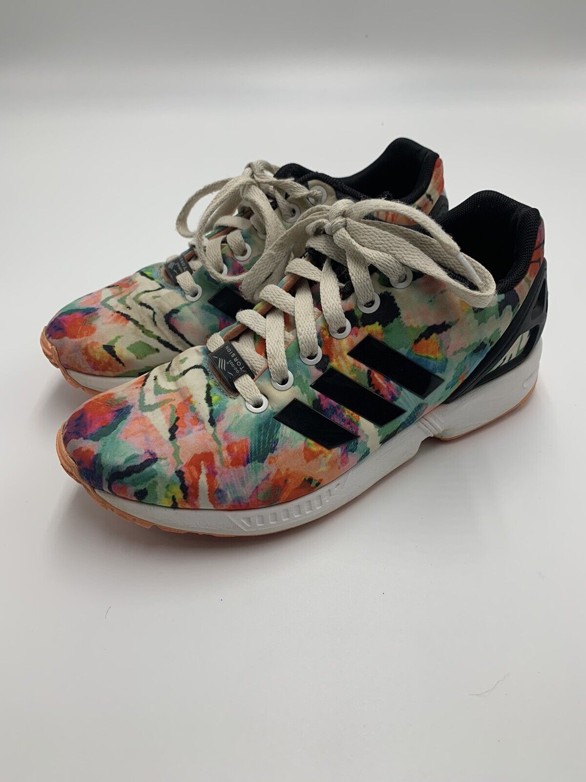 Adidas ZX Flux Torsion Rare Water Color (BB3788) Women&#039;s 6 Shoes | eBay