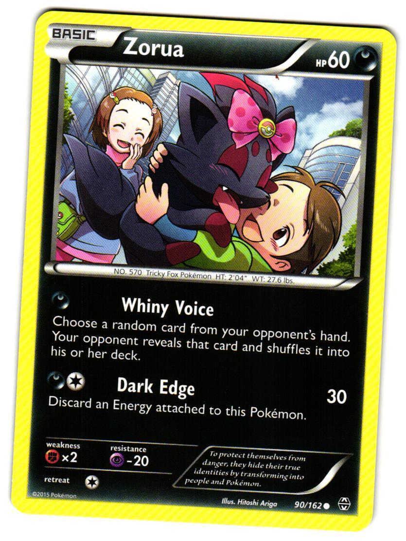 Pokemon XY: BREAKthrough Zorua (90) #90/162 Common Lightly played