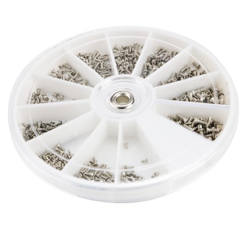 600pcs 12 tipos de tornillos pequeños Kit de surtido electrónico M1 M1.2 M1.4 M1.6 CS - Imagen 8 de 11