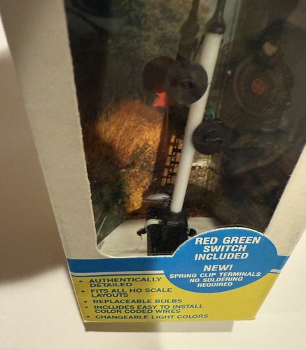 SCENE MASTER HO Scale 2-Light Target Signal Operating Railroad New Old Stock VTG - Picture 4 of 9