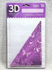 BUTTERFLY TRELLIS 3D Crafter's Companion Embossing Folder 5"x7" NEW in Pkg.