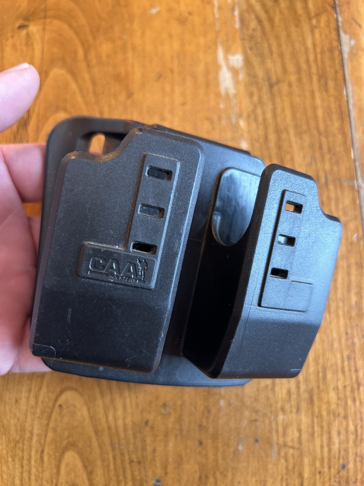 CAA Double Magazine (Double Stack) Holder. Fits Glock 9mm magazines-image